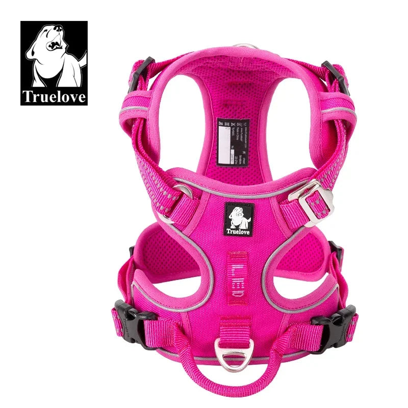 Truelove No-Pull Reflective Dog Harness NZ | Adjustable Safety Vest for Medium & Large Dogs – PawNest