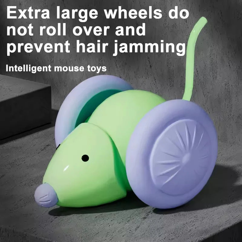 Smart Interactive Cat Toy Mouse – Durable, Obstacle Avoidance