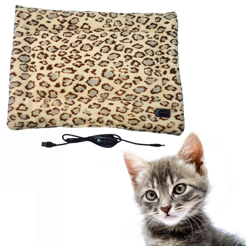 Waterproof Electric Pet Heating Pad NZ | Indoor & Outdoor Plush Warmer – PawNest