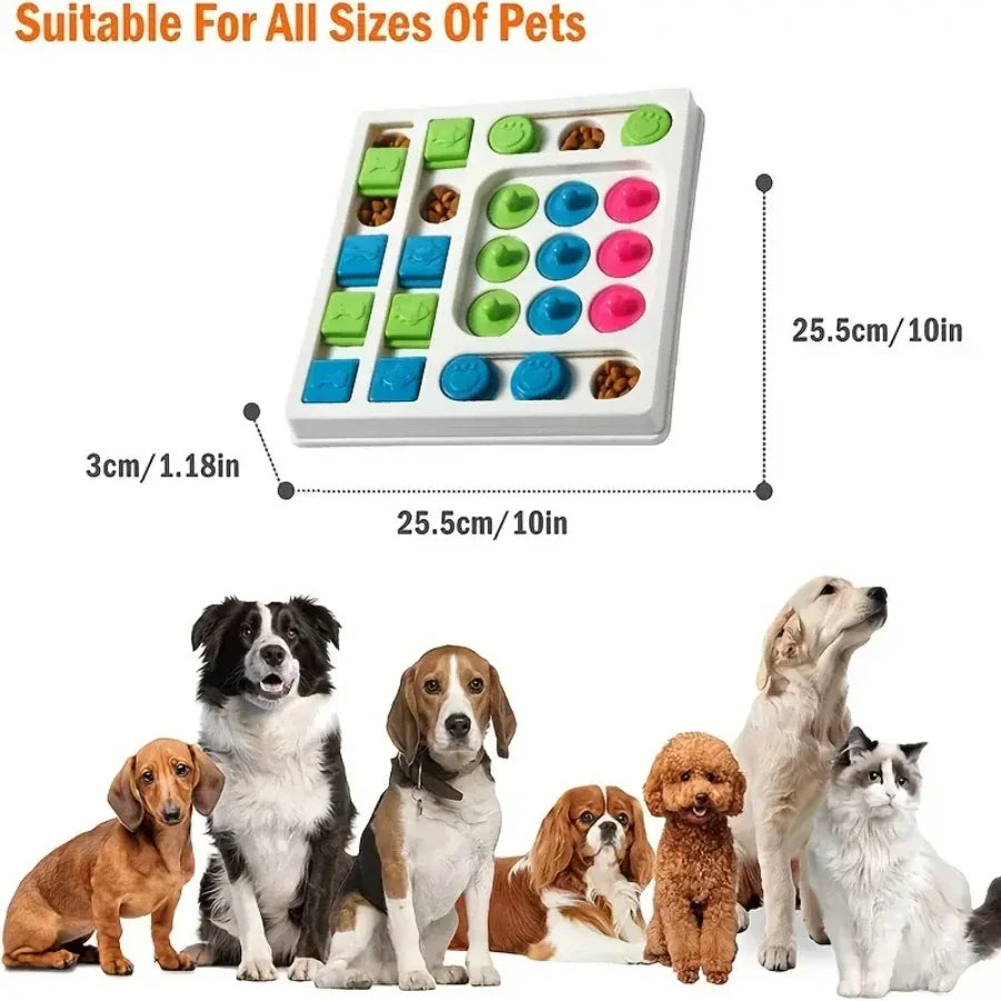 Slow Feeder Dog Puzzle Toy NZ | Interactive IQ Training & Mental Enrichment Feeder – PawNest