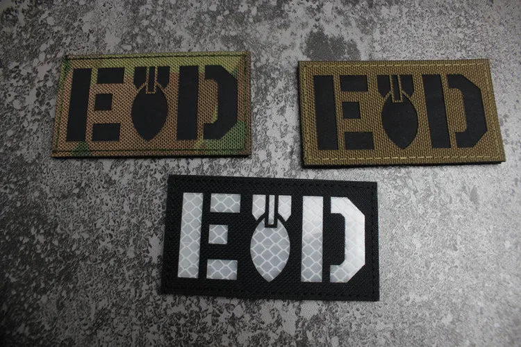 IR Reflective Military Patch – “No Free Lunch” Morale Badge