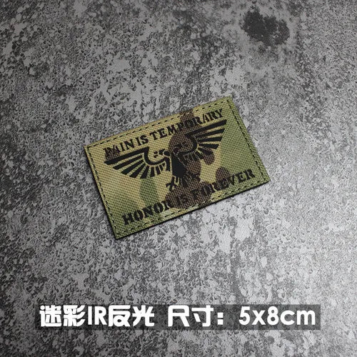 IR Reflective Military Patch – “No Free Lunch” Morale Badge