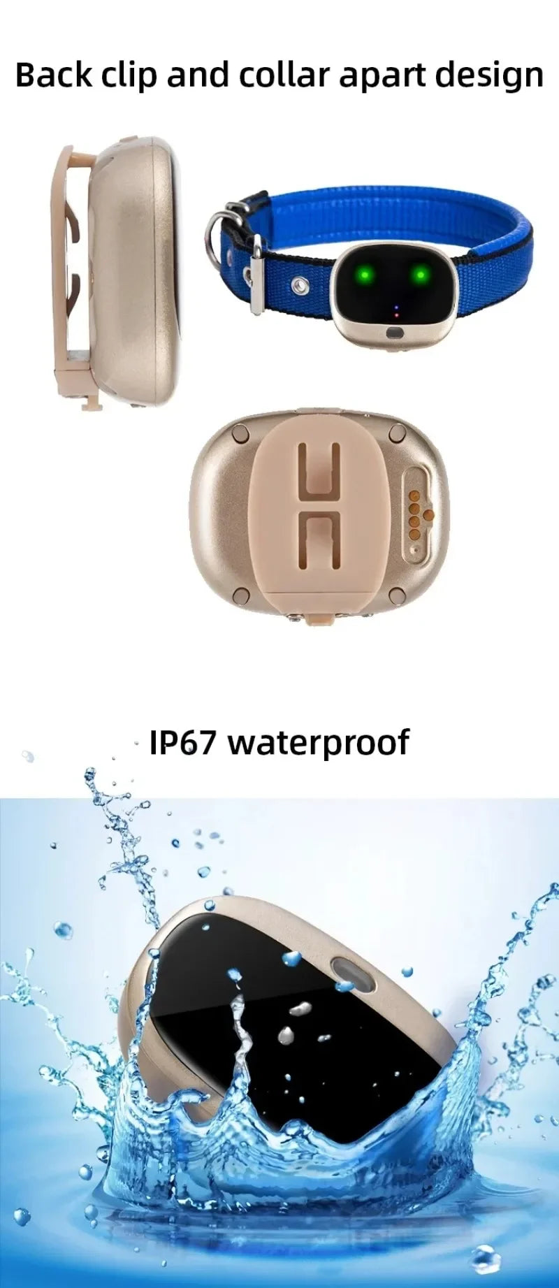 4G Mini GPS Pet Tracker NZ | Waterproof Real-Time Locator with LED & Two-Way Voice for Cats & Dogs – PawNest