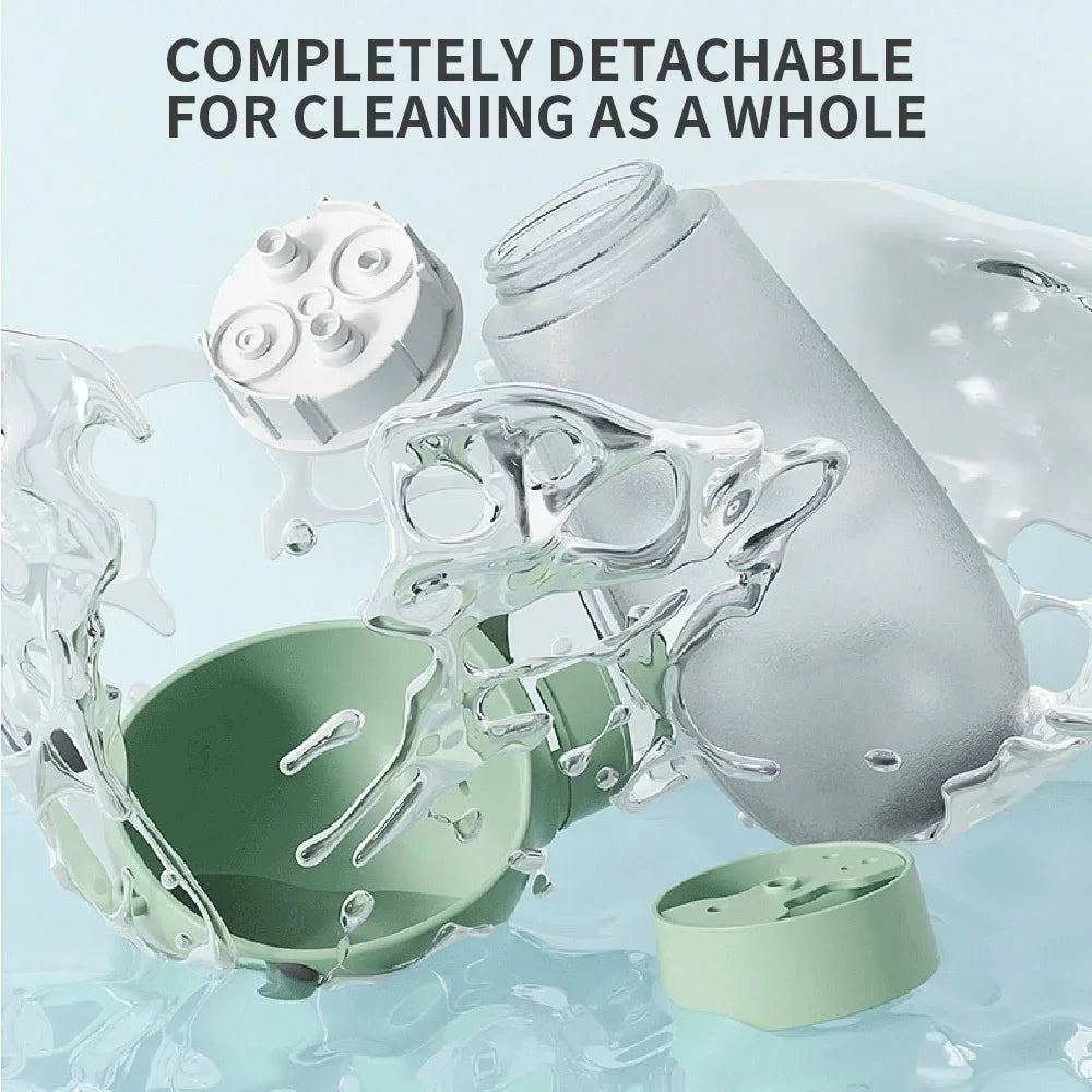 Portable Dog Water Bottle Feeder – Travel Bowl for Pets