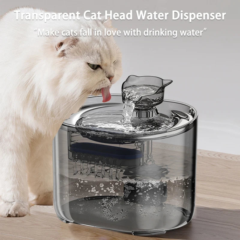 Automatic Cat & Dog Water Fountain NZ | USB Electric Pump with Recirculating Filters – PawNest