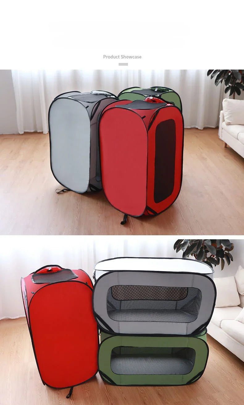 Collapsible Dog Cage & Oxford Cloth Pet Carrier NZ | Waterproof Outdoor Cat Tent & Dog Car Seat – Portable Pet Cage – PawNest