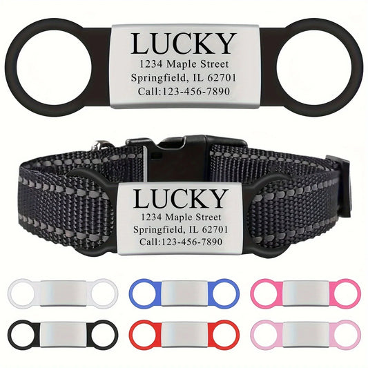 Custom Pet ID Tags – Engraved Anti-Lost Name Tags for Dogs & Cats