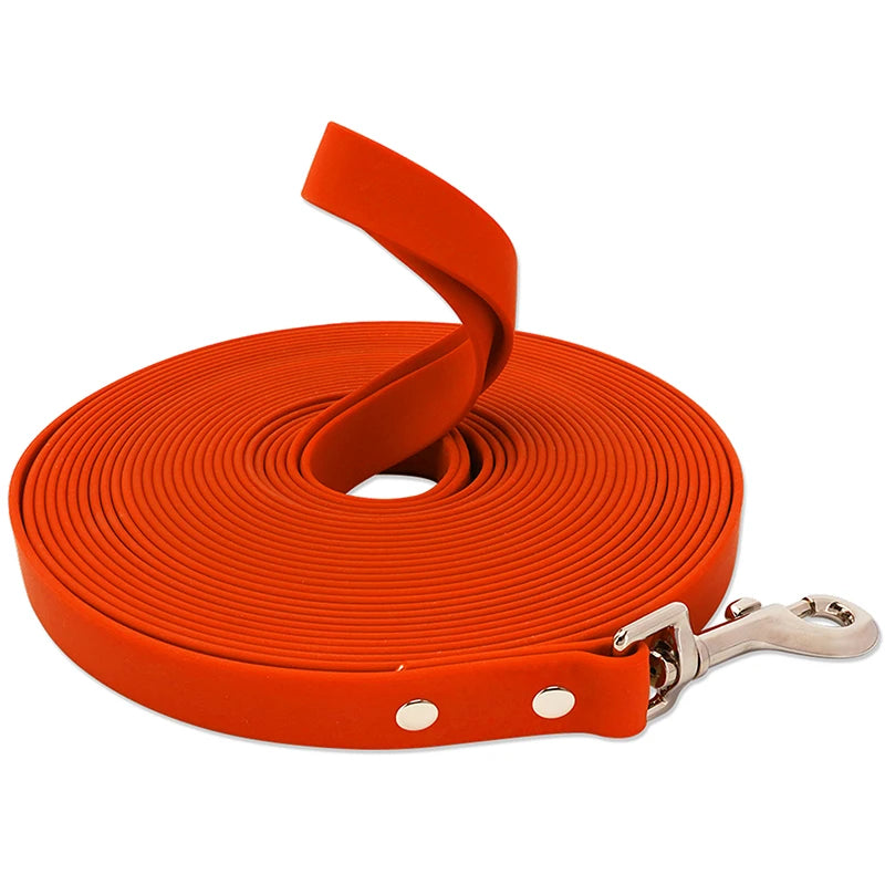 Waterproof Long Dog Leash – PVC Training Lead for Small to Large Dogs | 3m, 5m, 10m, 15m | Easy-Clean Outdoor Walking Rope