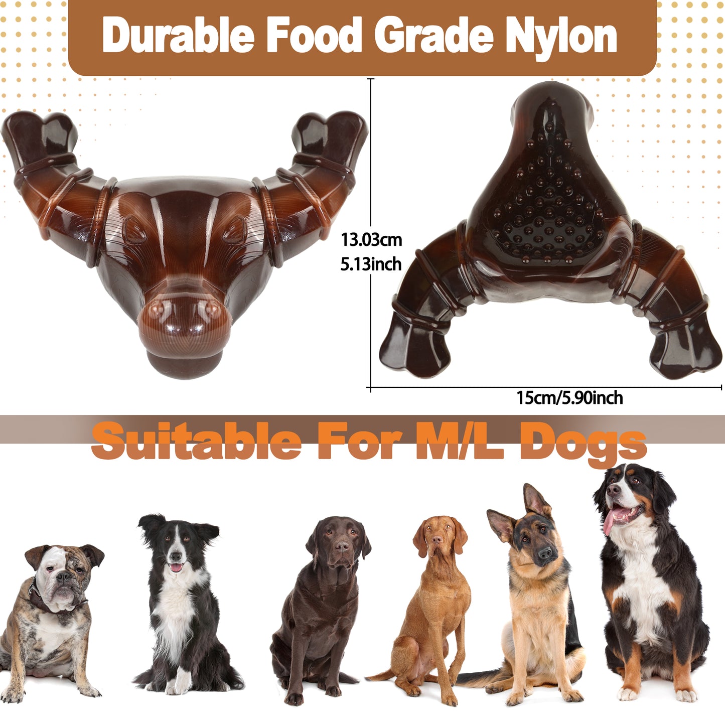 Beef-Flavored Dog Chew Toy NZ | Plush Interactive Toy for Puppies & Large Dogs – PawNest