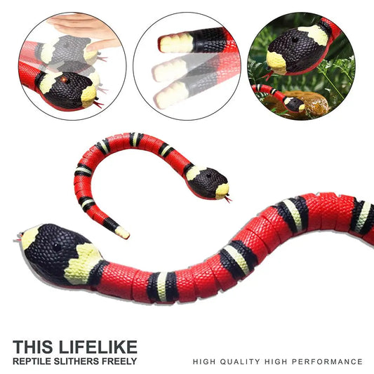 Smart Interactive Cat Toy – USB Rechargeable Electronic Snake