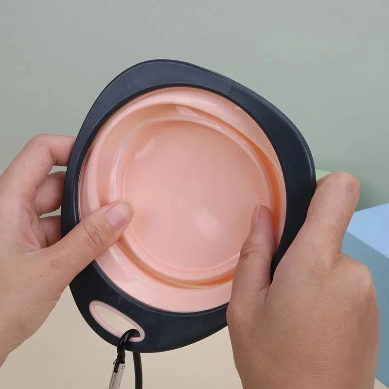 320ml Collapsible Silicone Dog Bowl – Travel Food & Water Dish
