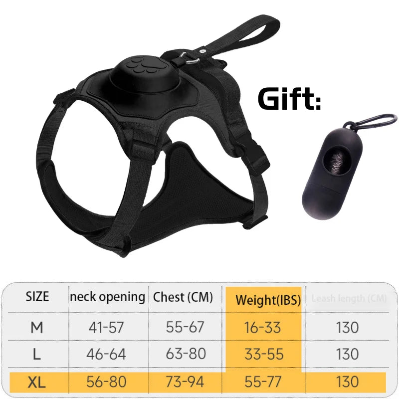 Breathable Explosion-Proof Dog Harness NZ | Adjustable Vest for Medium & Large Dogs Outdoor Training – PawNest