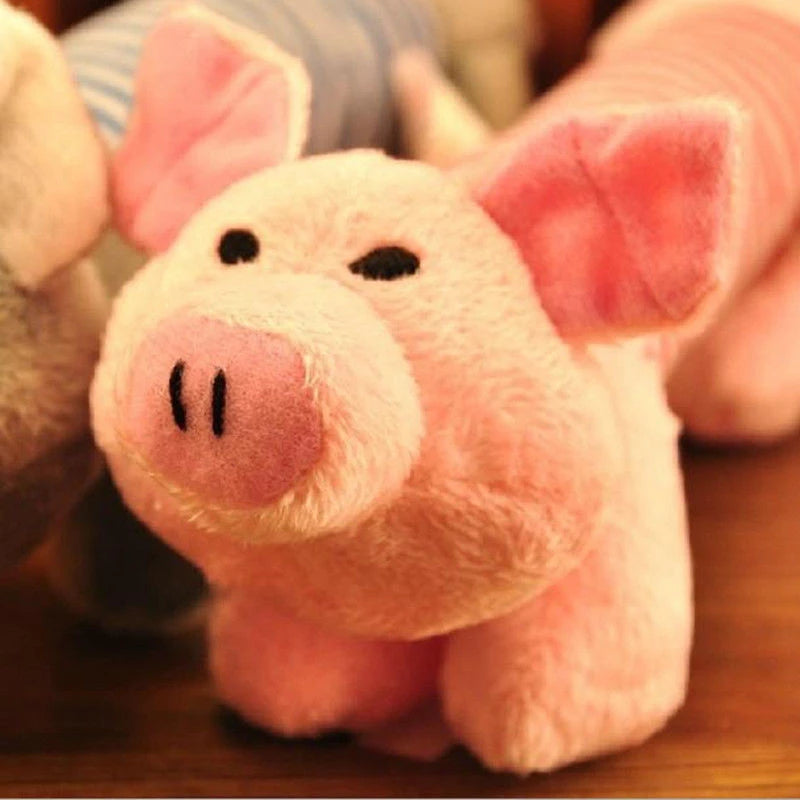 Plush Squeaky Dog & Cat Toys NZ | Duck, Pig & Elephant Chew Toys for Puppies & Pets – PawNest