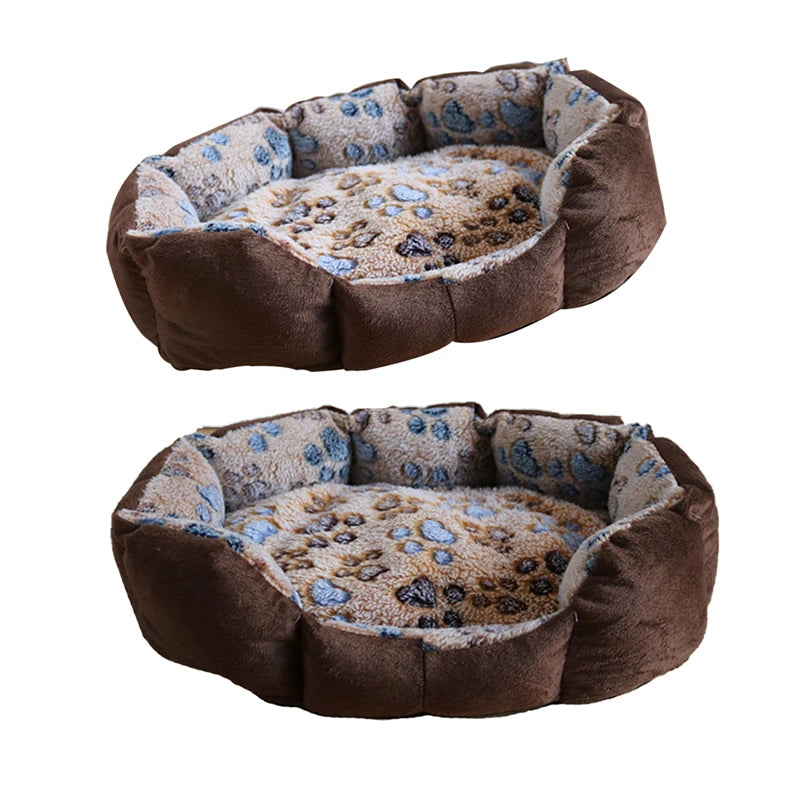 Soft Plush Dog Bed Mat NZ | Warm Sofa Kennel Basket for Small Dogs & Cats – PawNest