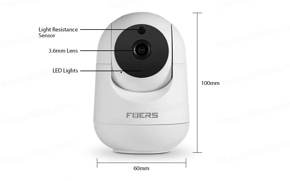 Tuya Smart Pet Camera 4K 8MP – WiFi, Night Vision, AI Alerts