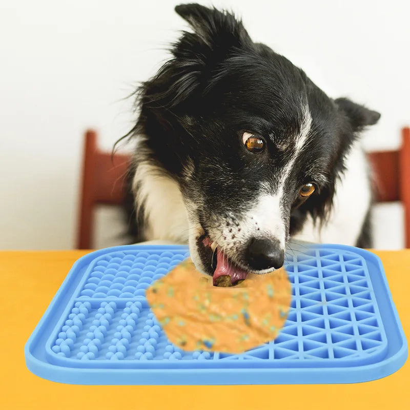 Dog Slow Feeder Mat NZ | Anxiety Relief Lick Pad with Suction Cup for Training & Calming – PawNest