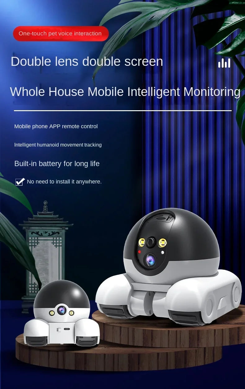 4K WiFi Pet & Baby Camera – 4MP IP CCTV, 2-Way Audio, Night Vision