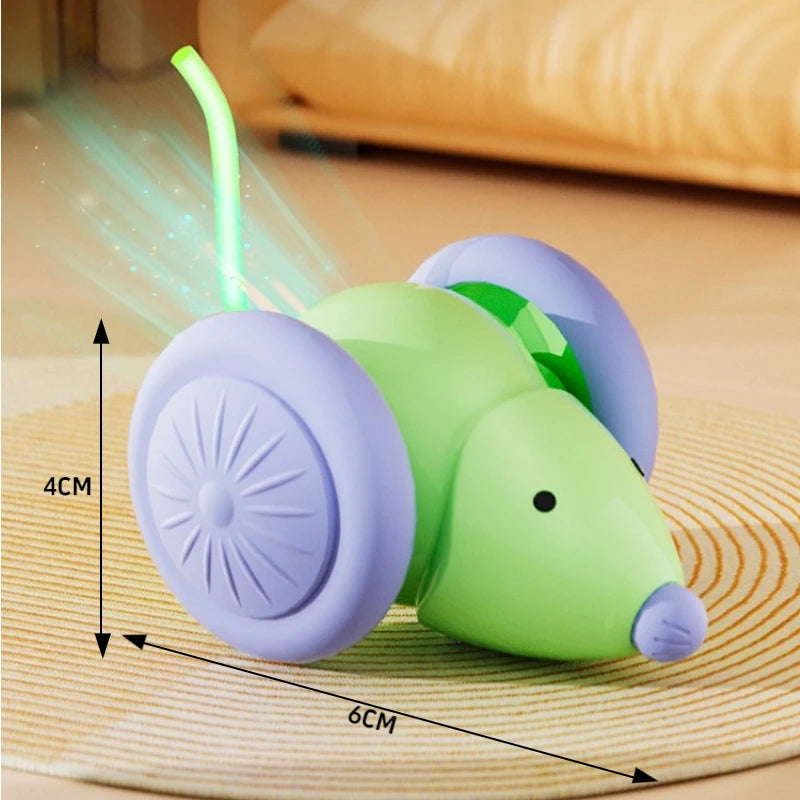 Interactive Cat Toy NZ | Electric Mouse Teaser with Obstacle Avoidance – PawNest