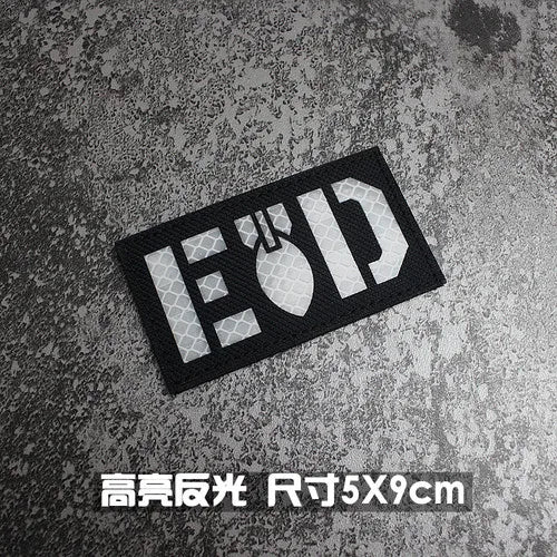 IR Reflective Military Patch – “No Free Lunch” Morale Badge