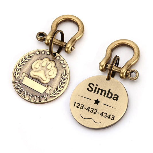 Personalized Dog ID Tags – Free Engraved Custom Nameplate
