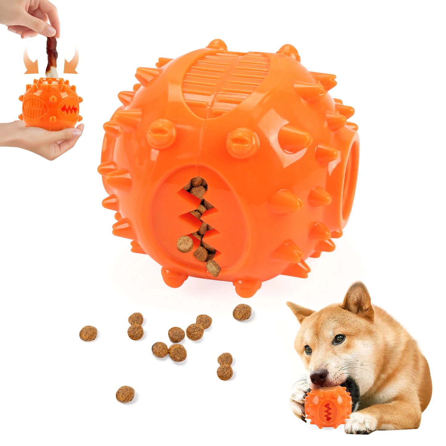 Dog Chew Toy Balls NZ | Rubber Teeth Cleaning & Treat Dispensing Balls for Dogs & Cats – PawNest