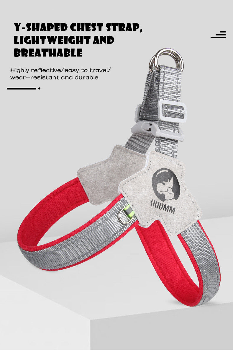Adjustable Reflective Dog Harness NZ | Mesh Vest for Small & Large Dogs & Cats – PawNest