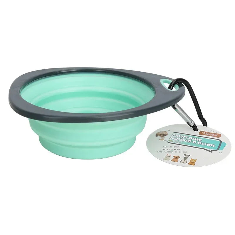 320ml Collapsible Silicone Dog Bowl – Travel Food & Water Dish