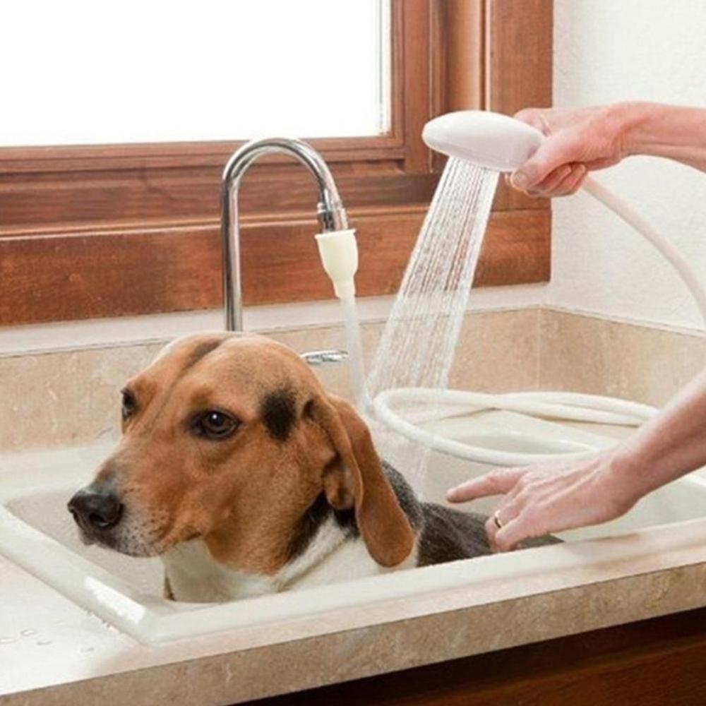 Portable Pet Shower Head – Faucet Hose for Dog & Cat Bathing