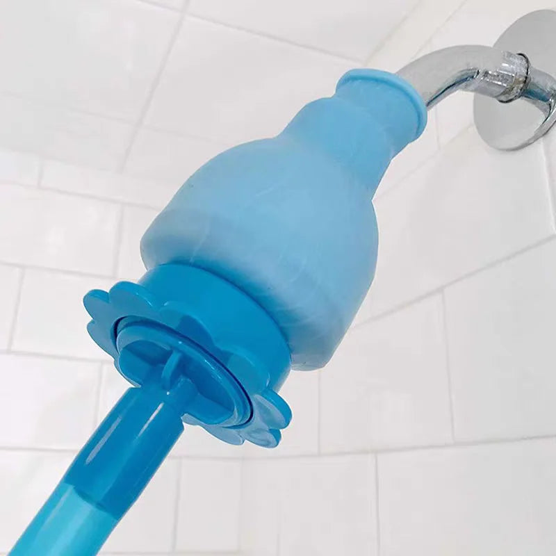 Flexible Silicone Pet Bath Hose – Dog Wash Faucet Sprayer