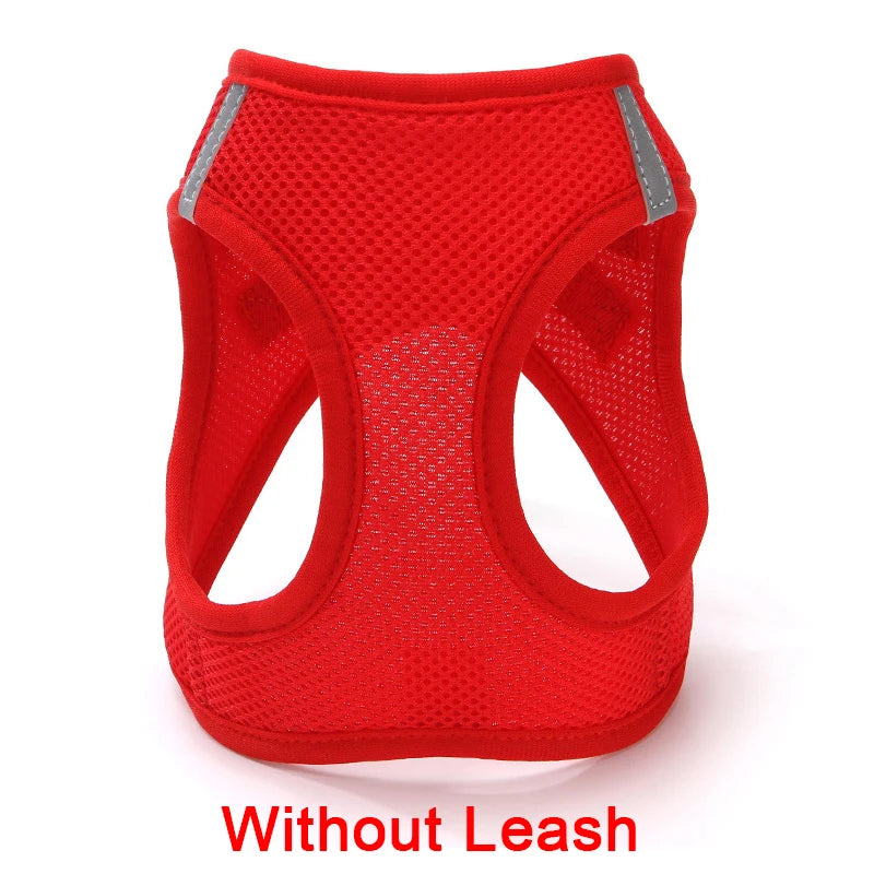 Adjustable Dog Harness Vest & Walking Leash NZ | Medium Dogs & Cats – PawNest