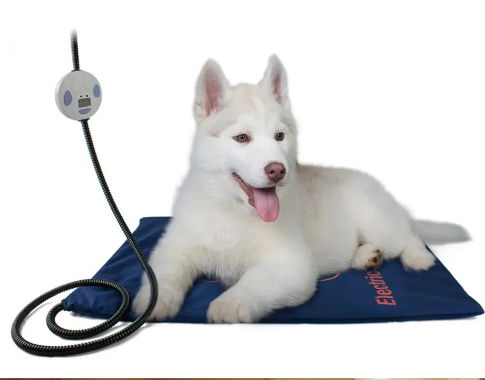 45×60cm Electric Pet Heating Pad NZ | Waterproof Adjustable Dog & Cat Warmer – PawNest
