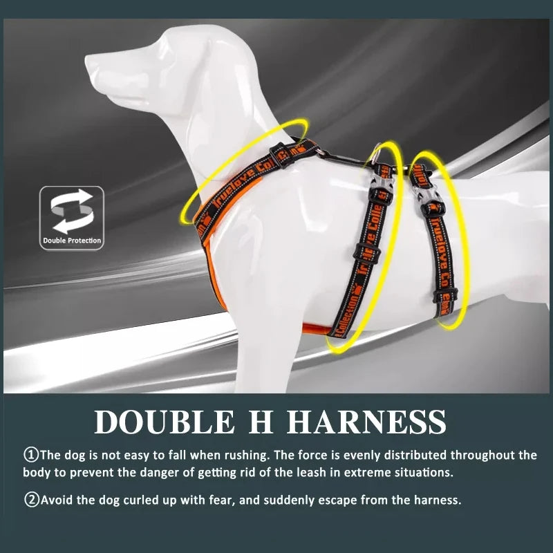Truelove Nylon Reflective Dog Harness TLH6571 NZ | Durable SBR Buckle & Leash Compatible – PawNest
