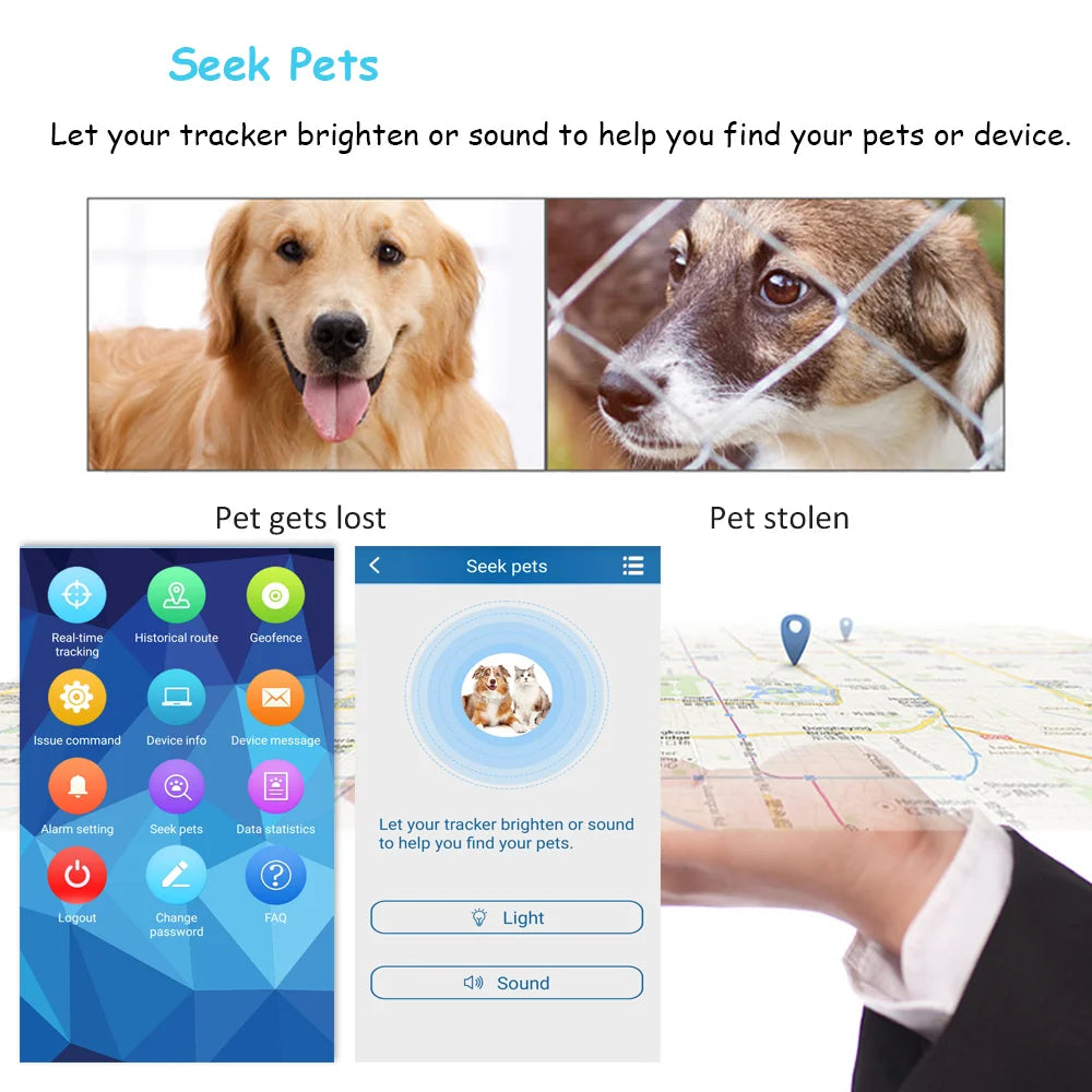 4G Pet GPS Tracker TK911Pro NZ | Real-Time Dog & Animal Finder with Geo-fence & Free App – PawNest