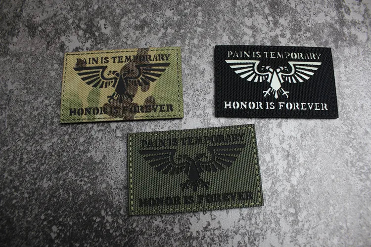 IR Reflective Military Patch – “No Free Lunch” Morale Badge