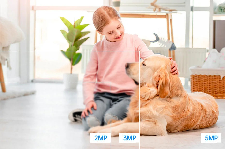Tuya Smart Pet Camera 4K 8MP – WiFi, Night Vision, AI Alerts