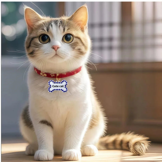 VIP Custom Engraved Pet ID Tag – Personalized Dog & Cat Nameplate