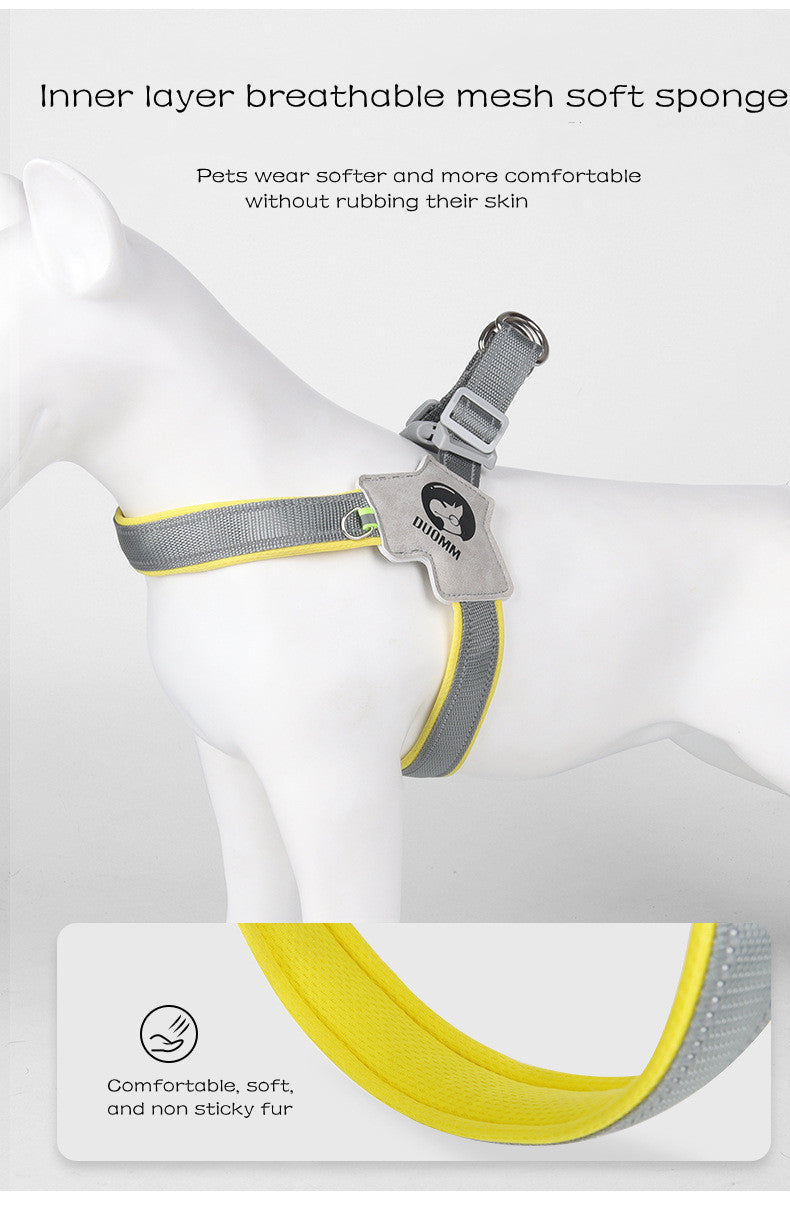 Adjustable Reflective Dog Harness NZ | Mesh Vest for Small & Large Dogs & Cats – PawNest