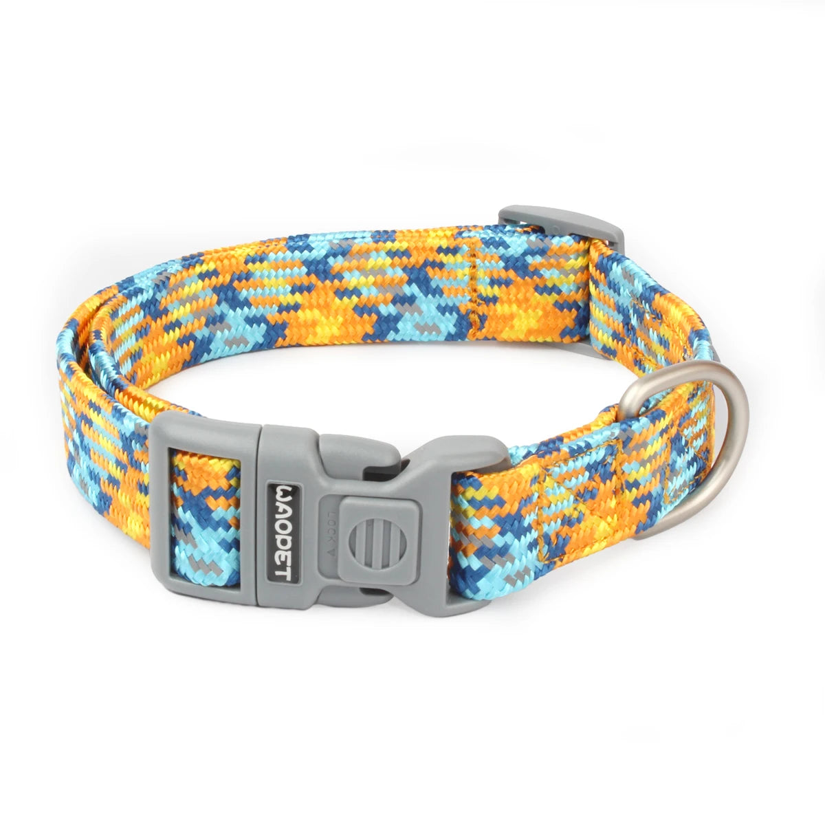 Reflective Adjustable Dog Collar – Anti-Lost Military Design