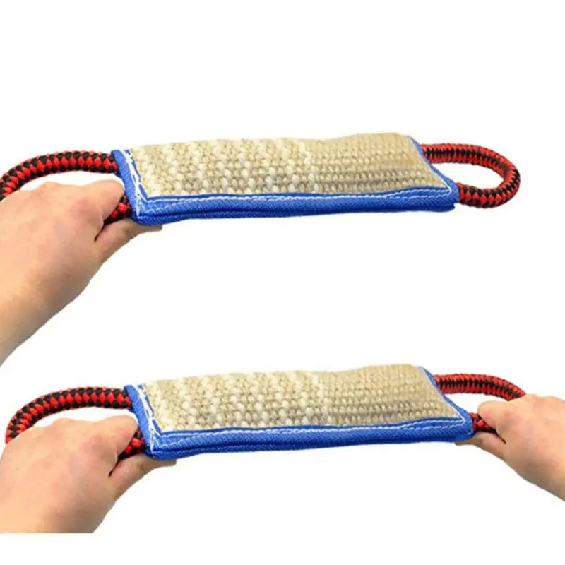 Dog Teether Jute Bite Toy NZ | Interactive Puppy Chewing & Training Pillow – PawNest