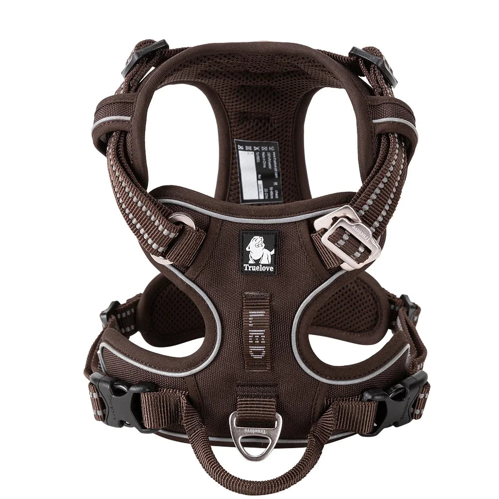 TrueLove No-Pull Reflective Dog Harness NZ | Adjustable & Comfortable Fit – PawNest