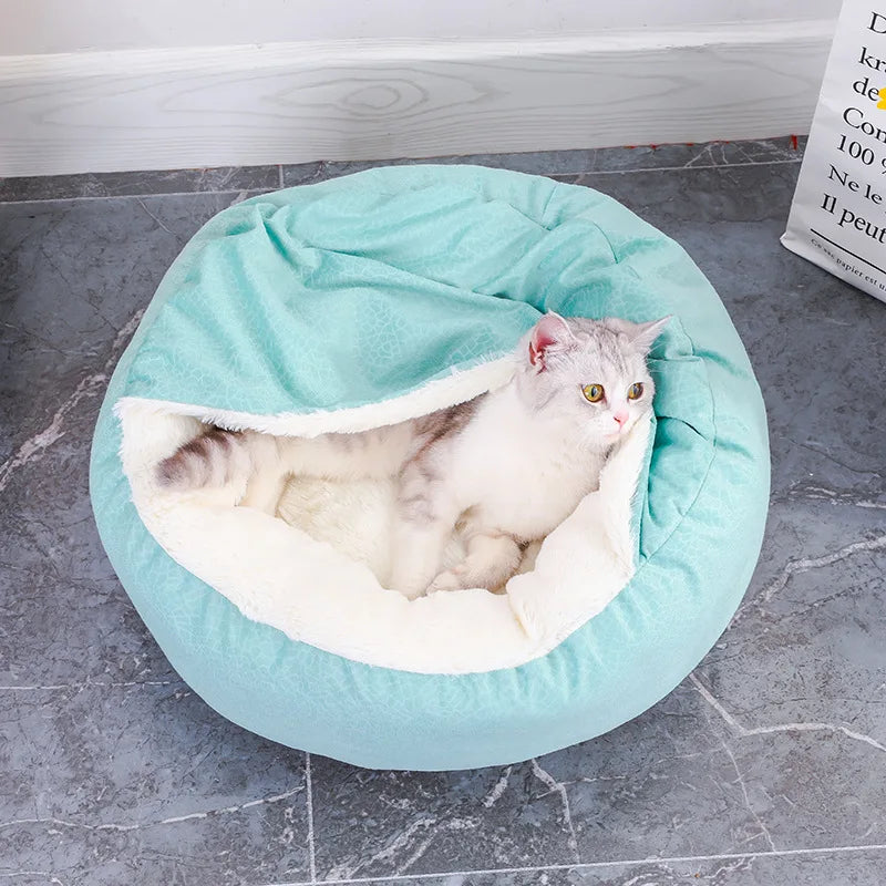 Orthopedic Dog & Cat Bed – Warm Indoor Puppy Cushion Mat