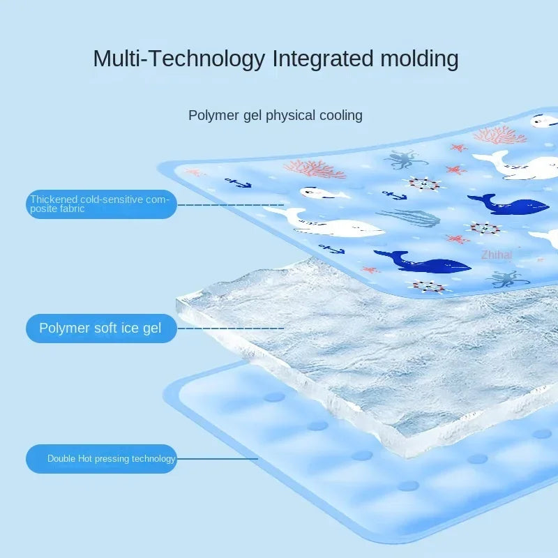 Cooling Pad Ice Mat for Pets NZ | Summer Dog & Cat Cool Mat with Dry Ice Crystal Powder – PawNest
