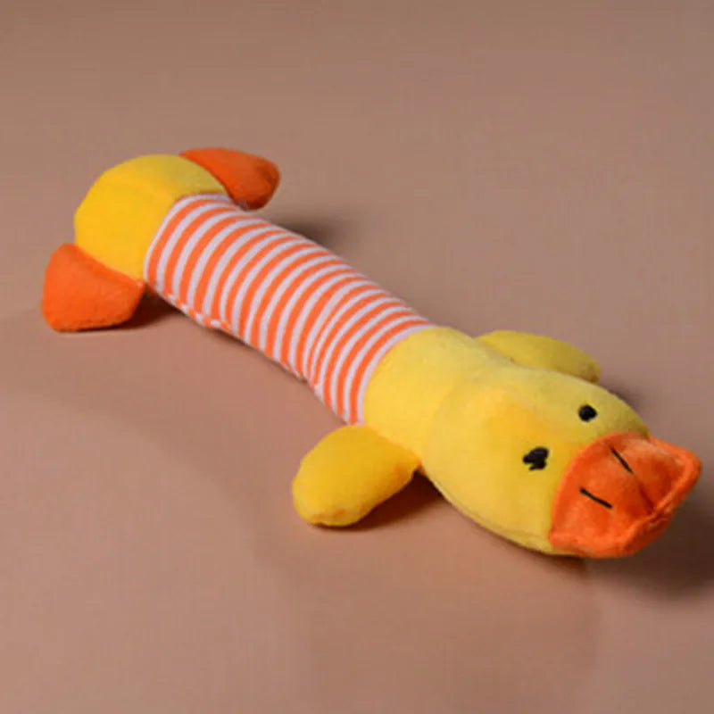 Plush Squeaky Dog & Cat Toys NZ | Duck, Pig & Elephant Chew Toys for Puppies & Pets – PawNest