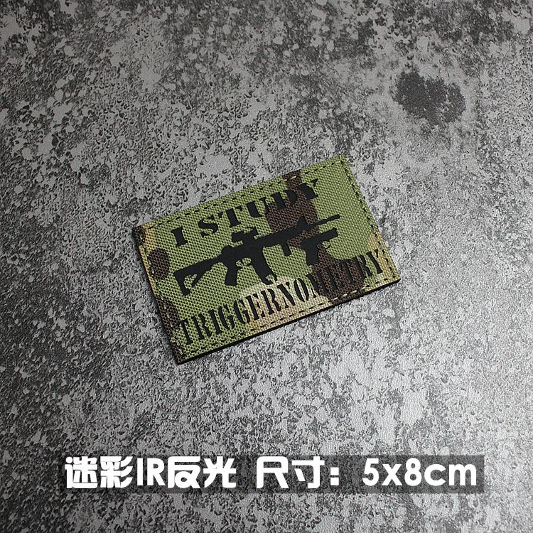 IR Reflective Military Patch – “No Free Lunch” Morale Badge