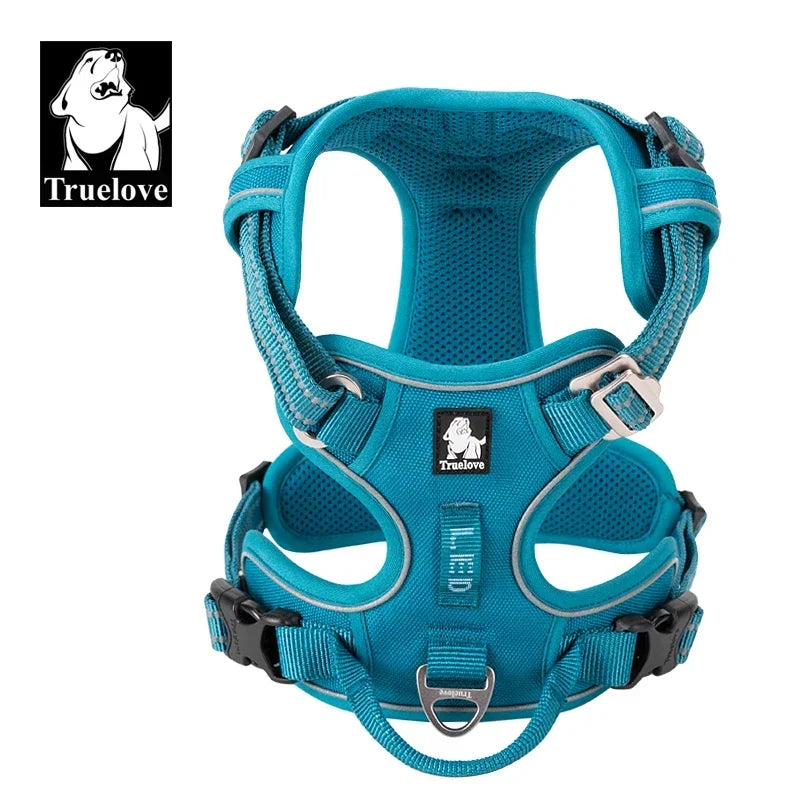 Truelove No-Pull Reflective Dog Harness NZ | Adjustable Safety Vest for Medium & Large Dogs – PawNest