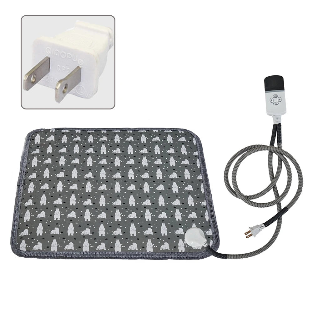220V Electric Pet Heating Pad NZ | Washable Winter Warmer for Dogs & Cats – PawNest