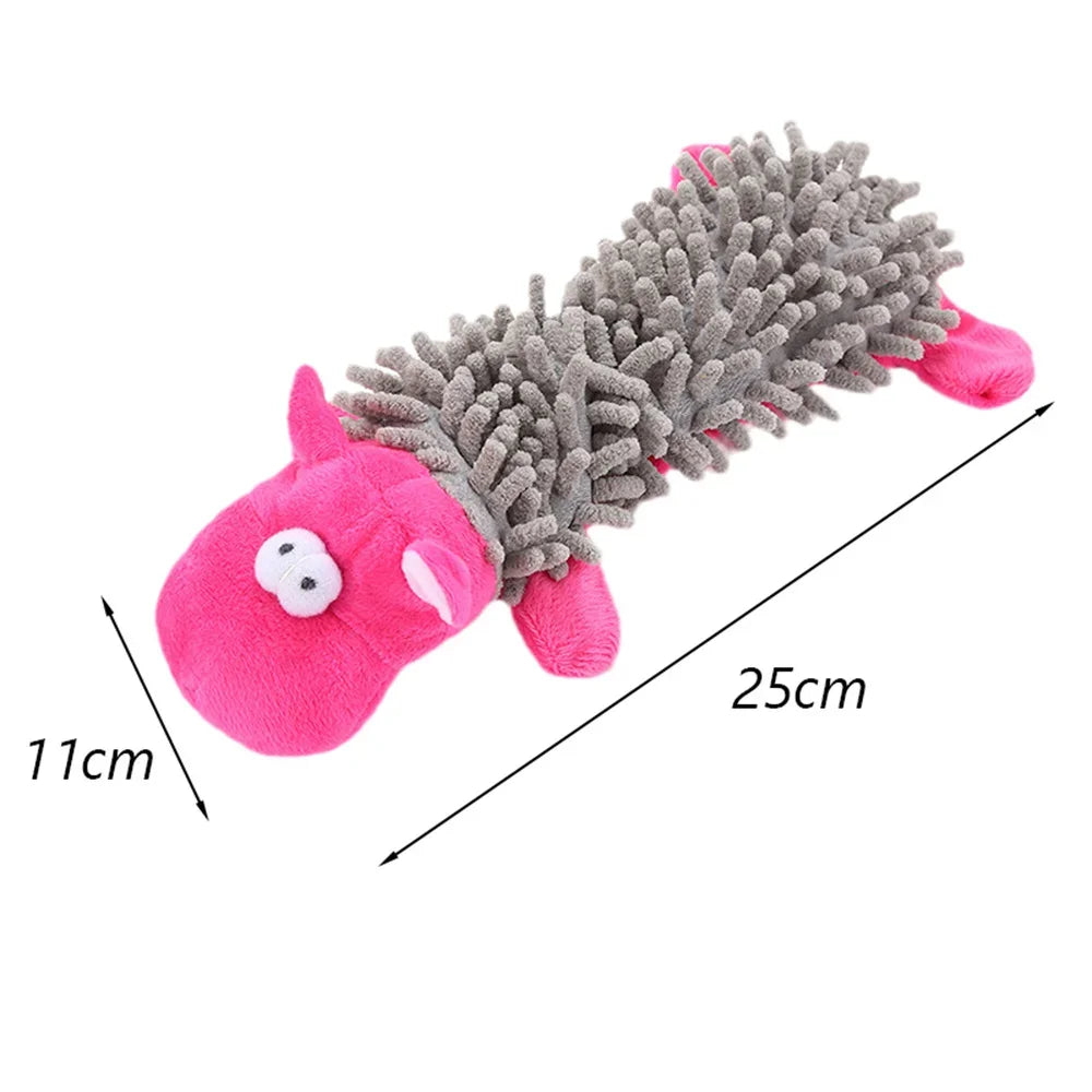 Animal-Shaped Plush Squeaky Dog Toys NZ | Chew & Play Toys for Small Dogs & Cats – PawNest
