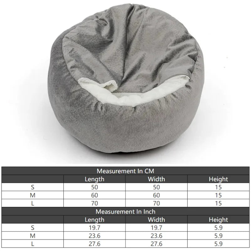 Orthopedic Dog Bed with Hooded Blanket – Waterproof & Warm