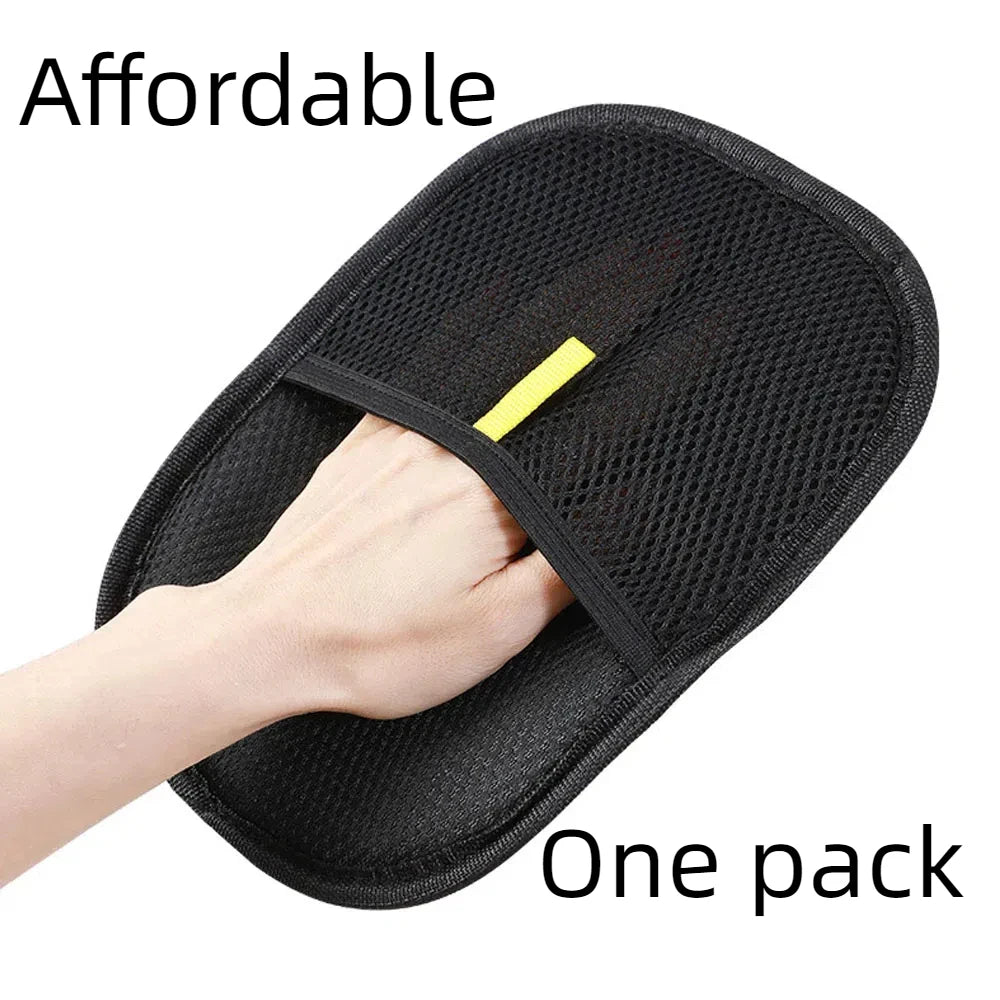 Pet Grooming Gloves – Static Hair Remover Brush for Dogs, Cats & Rabbits | Washable & Durable Hair Removal Tool