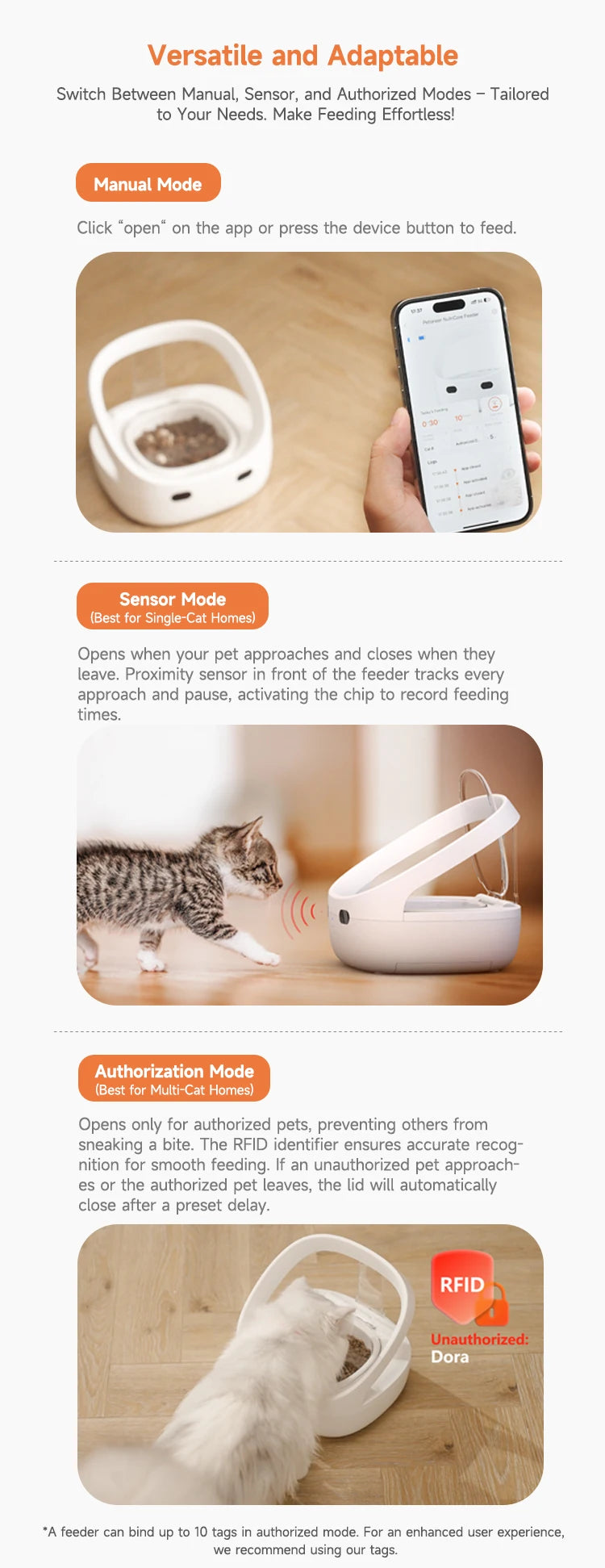 Smart Pet Feeder with Chip Recognition NZ | Anti-Snatch Food Dispenser for Cats & Dogs – PawNest